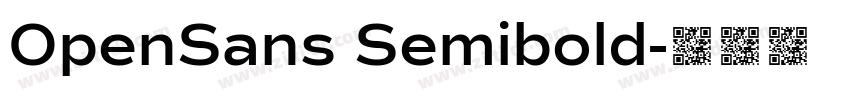 0penSans Semibold字体转换